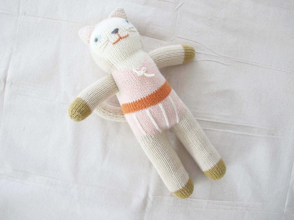 Blabla Colette The Cat Mini Knit Stuffed Animal Plush Doll Toy 12" Cotton 2014